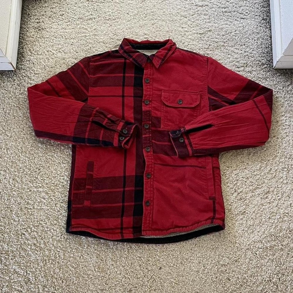 North Face Campshire Flannel Shirt Red